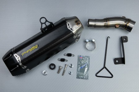 Échappement TWO BROTHERS Carbone KAWASAKI NINJA 300 R / Z300 2011 - 2016