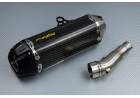 Échappement TWO BROTHERS Carbone KAWASAKI NINJA 300 R / Z300 2011 - 2016