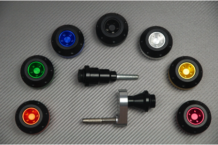 Pair of Frame Sliders / Crash Pads for KAWASAKI ZX6R 2007 - 2008