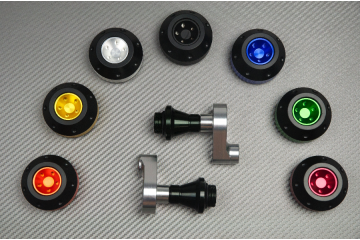 Pair of Frame Sliders / Crash Pads for KAWASAKI ZX10R 2004 - 2005