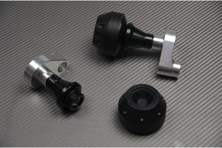 Pair of Frame Sliders / Crash Pads for KAWASAKI ZX10R 2004 - 2005