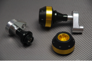 Pair of Frame Sliders / Crash Pads for KAWASAKI ZX10R 2004 - 2005