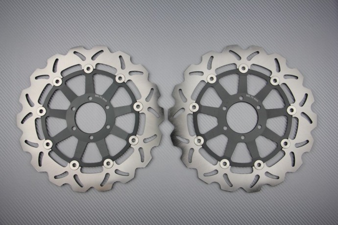 Coppia di dischi anteriore wave / margherita 300 mm YAMAHA DUCATI TRIUMPH Coppia di dischi anteriore wave / margherita 300 mm YAMAHA DUCATI TRIUMPH