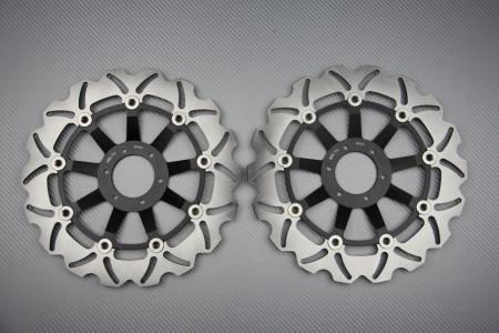 Par de discos de freno wave delantero 296 mm varias HONDA
