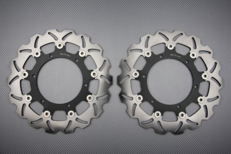 Pair of Front Wave brake discs 300 mm many YAMAHA