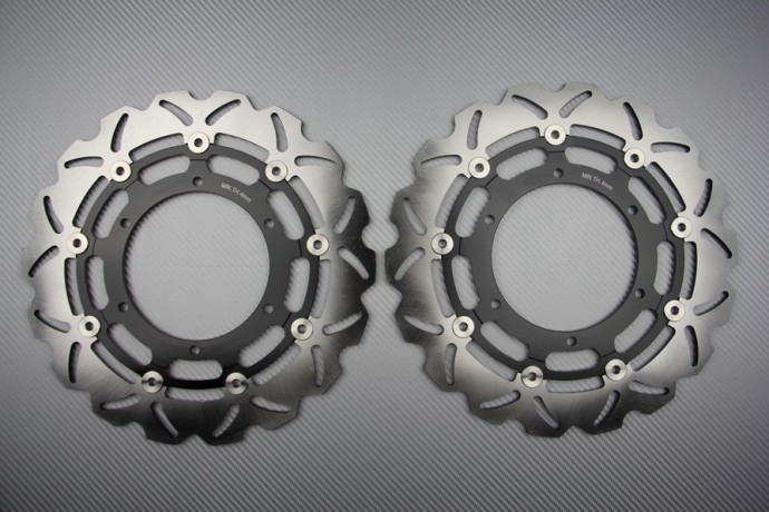 Pair of Front Wave brake discs 320 mm many YAMAHA Pair of Front Wave brake discs 320 mm many YAMAHA
