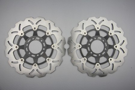 Paire de disques avant wave 282 mm nombreuses YAMAHA