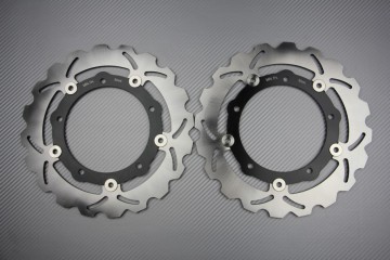 Paire de disques avant wave 267 mm nombreuses YAMAHA