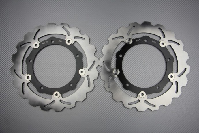 Par de discos de freno wave delantero 267 mm varias YAMAHA