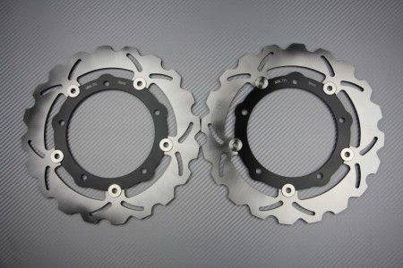 Par de discos de freno wave delantero 267 mm varias YAMAHA