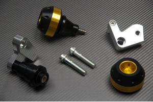 Pair of Frame Sliders / Crash Pads for KAWASAKI ZX10R 2008 - 2010