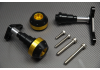Pair of Frame Sliders / Crash Pads for KAWASAKI ZZR 1400 / ZX14 2006 - 2011