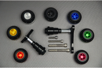 Pair of Frame Sliders / Crash Pads for KAWASAKI ZZR 1400 / ZX14 2006 - 2011