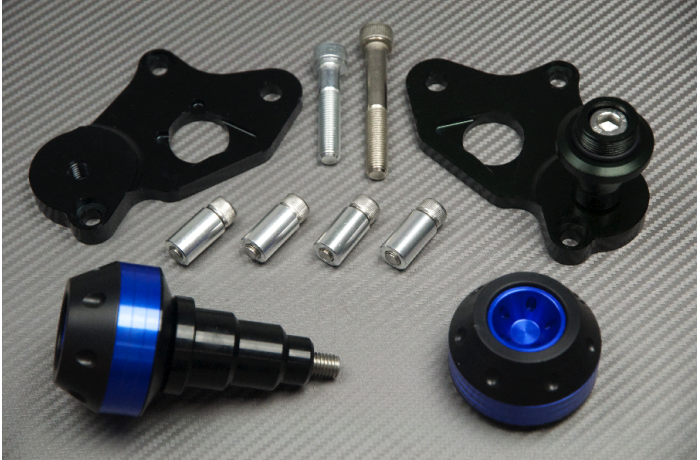 Pair of Frame Sliders / Crash Pads for SUZUKI GSX-R 600 750 2006 - 2010
