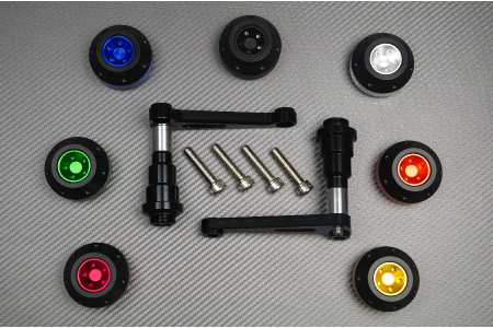 Pair of Frame Sliders / Crash Pads for YAMAHA VMAX 1700 2009 - 2016