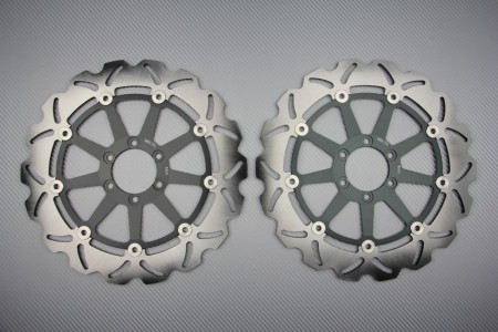 Par de discos de freno wave delantero 320 mm varias APRILIA