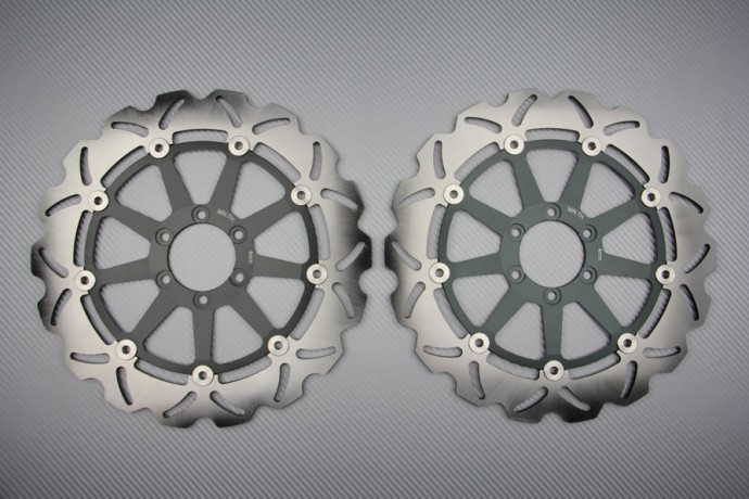Paire de disques avant wave 320 mm MOTO MORINI / MOTO GUZZI Paire de disques avant wave 320 mm MOTO MORINI / MOTO GUZZI