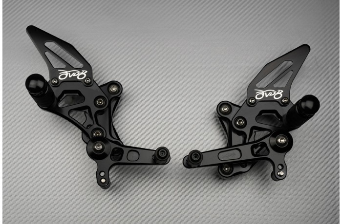 Estriberas Retrasadas AVDB DUCATI 848 / 848 EVO 2008 - 2012 Estriberas Retrasadas AVDB DUCATI 848 / 848 EVO 2008 - 2012