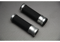 Coppia di manopole in Alluminio / gomma 22 / 24mm modello universale
