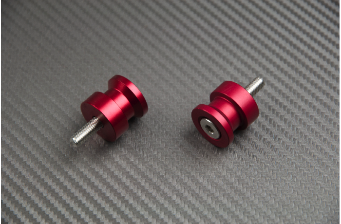 PAIR OF UNIVERSAL M8 X 12,5mm SWING ARM SPOOLS PAIR OF UNIVERSAL M8 X 12,5mm SWING ARM SPOOLS