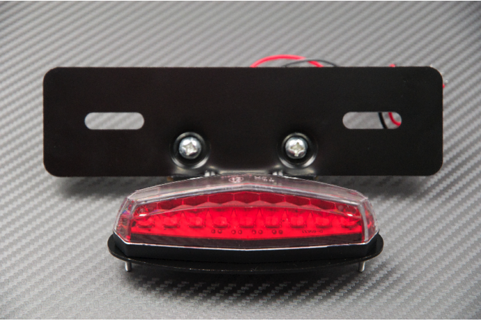 Support de Plaque + Feu Stop éclairage plaque à adapter