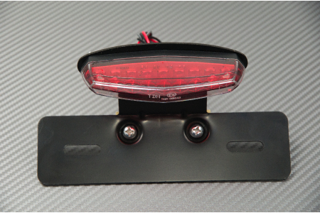 Portamatrícula + luz stop y luz de matrícula para adaptar