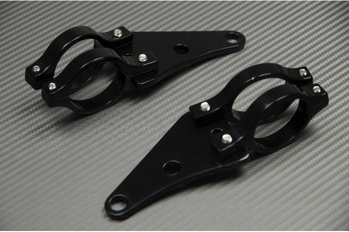 Pattes de fixation 41mm Universelles pour Phare Rond
