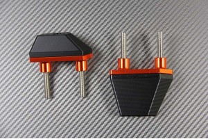 Pair of Frame Sliders / Crash Pads for KAWASAKI Z750 / Z750R / Z800 Z800-E