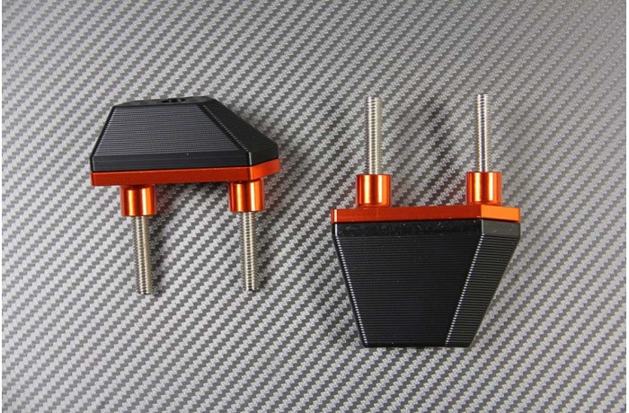Pair of Frame Sliders / Crash Pads for KAWASAKI Z750 / Z750R / Z800 Z800-E