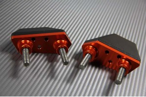 Pair of Frame Sliders / Crash Pads for KAWASAKI Z750 / Z750R / Z800 Z800-E
