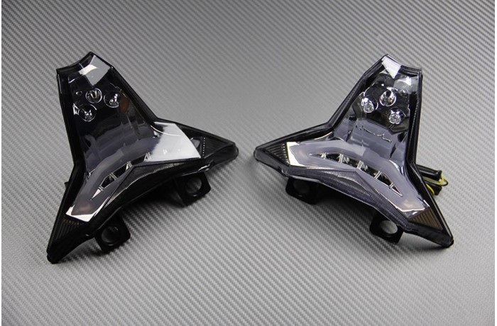 Feu Stop Led Clignotants Intégrés KAWASAKI Z400 / Ninja 400 / ZX6R / ZX10R / Z1000 2014 - 2023