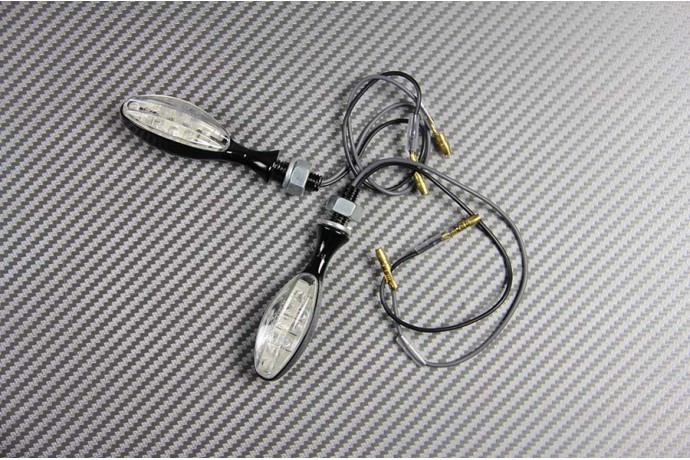 Pair of Universal LED Turn Signals - Design 2