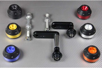 Pair of Frame Sliders / Crash Pads for KAWASAKI ER6 N 2009 - 2011