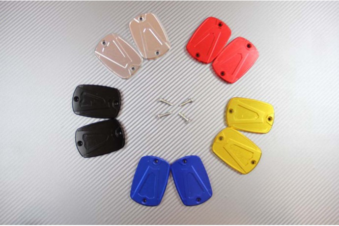 Paar Bremsflüssigkeitsbehälterdeckel YAMAHA TMAX 500 530 & 560 2001 - 2021