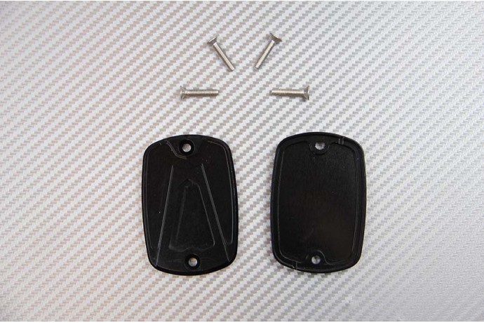 Paar Bremsflüssigkeitsbehälterdeckel YAMAHA TMAX 500 530 & 560 2001 - 2021 Paar Bremsflüssigkeitsbehälterdeckel YAMAHA TMAX 500 530 & 560 2001 - 2021