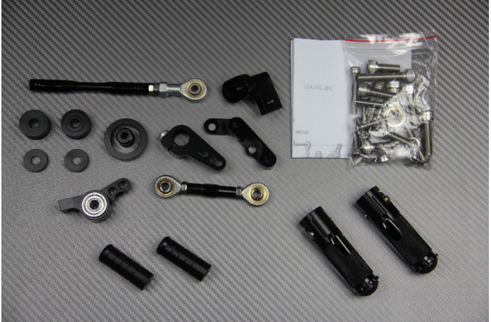 Estriberas retrasadas regulables DUCATI DIAVEL 1200 2011 - 2018