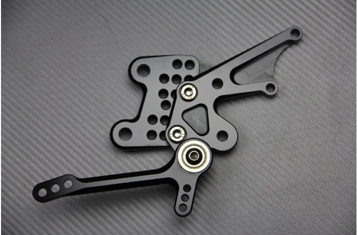 Estriberas retrasadas regulables KAWASAKI ZZR 1400 / PERFORMANCE / ZX14R 2006 - 2024 Estriberas retrasadas regulables KAWASAKI ZZR 1400 / PERFORMANCE / ZX14R 2006 - 2024