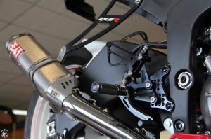Estriberas retrasadas regulables KAWASAKI ZX6R / 636 2009 - 2024 Estriberas retrasadas regulables KAWASAKI ZX6R / 636 2009 - 2024