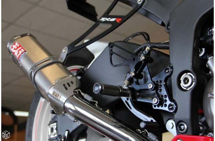 Estriberas retrasadas regulables KAWASAKI ZX6R / 636 2009 - 2024 Estriberas retrasadas regulables KAWASAKI ZX6R / 636 2009 - 2024