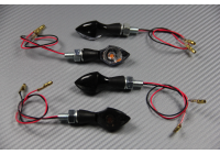 Coppia indicatori di direzione LED Universali chiari o Fumè chiaro  1 LED