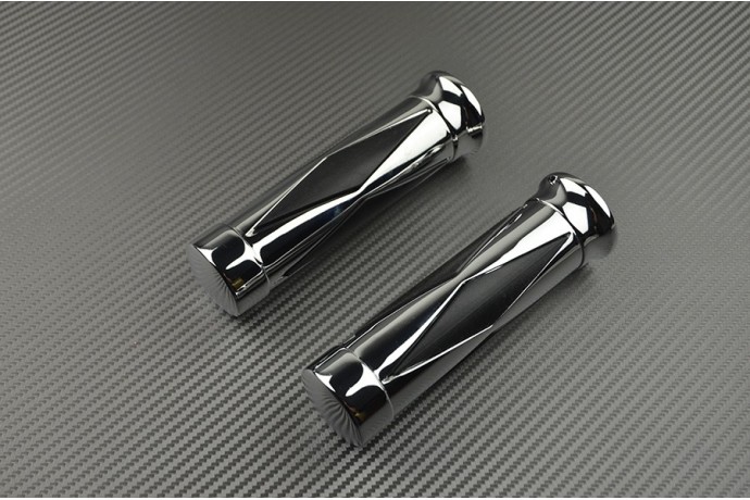 Pareja de puños de aluminio y cuero Pareja de puños de aluminio y cuero