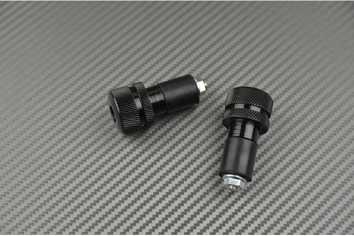 Pair of Handlebar Caps - Black Model Pair of Handlebar Caps - Black Model