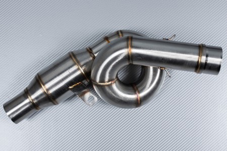 Conexion / Mid Pipe con decatalizador específico para KAWASAKI Z800 2013 - 2017