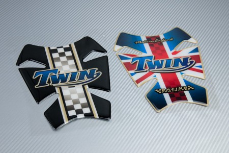 Protection adhésive pour réservoir TRIUMPH - Modèle TWIN Union Jack / Flag