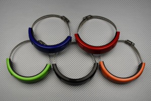 Collar de protección universal de tubo de escape de moto