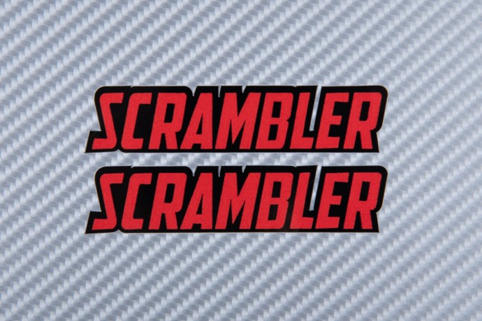 Aufkleber Sticker SCRAMBLER