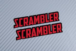 Sticker de adorno SCRAMBLER Sticker de adorno SCRAMBLER