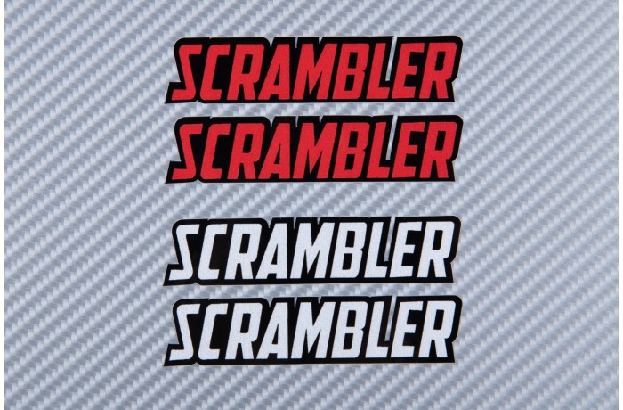Sticker de adorno SCRAMBLER