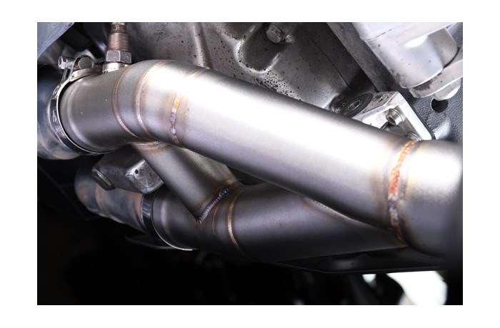 Manguito de conexión en Y / Y Pipe con decatalizador YAMAHA YZF R1 R1M 2015 - 2023 / MT10 & SP & Tourer Edition Manguito de conexión en Y / Y Pipe con decatalizador YAMAHA YZF R1 R1M 2015 - 2023 / MT10 & SP & Tourer Edition