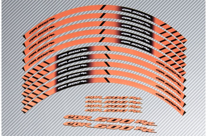 Strisce nastro adesivo racing per cerchio ruota HONDA CBR 600 RR